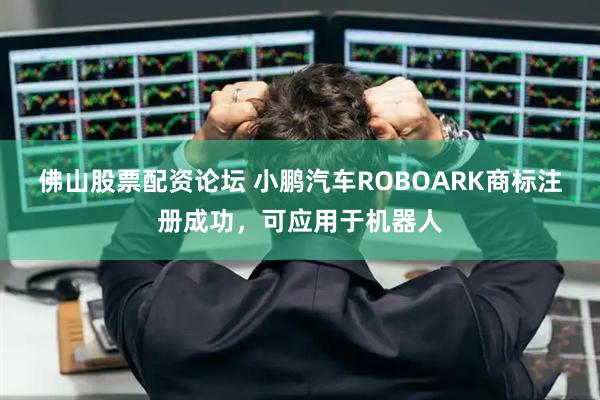 佛山股票配资论坛 小鹏汽车ROBOARK商标注册成功，可应用于机器人
